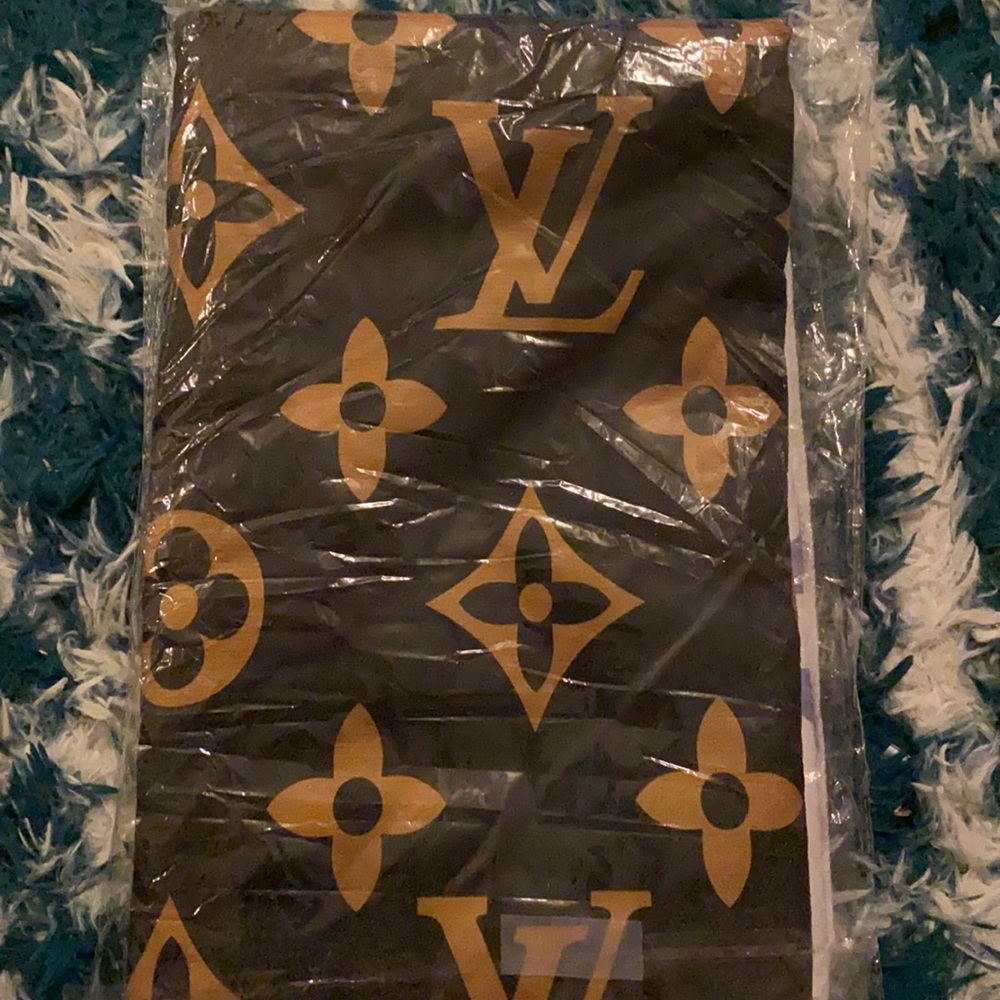 Gold and Black Bath Towel